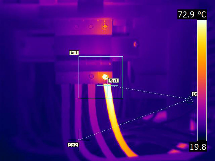 thermal imaging of distribution boards